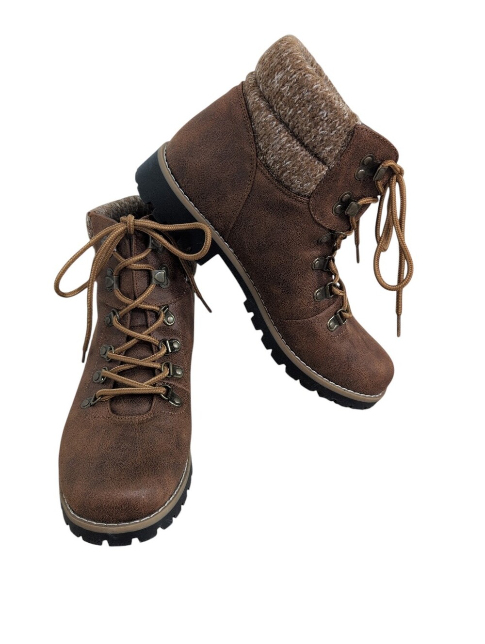 Cliffs By White Mountain Boots, Ankle Tie Boots, Brown, Women's Size 9